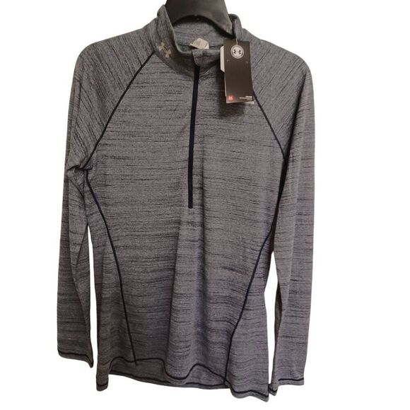 Under Armour Tops - Under Armour Pullover 1/4 Zip Color Black/Gray Size Medium